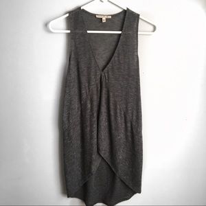 Grey A-Line Flowy Shirt